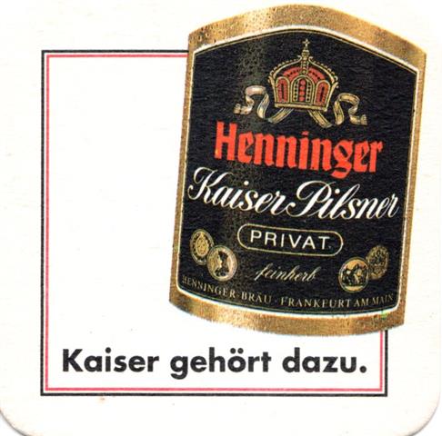 frankfurt f-he henninger kaiser gehrt 1-2a1b (quad180-kaiser pilsner-etikett grer) 